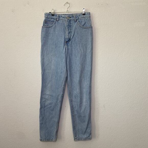Vintage Guess Jeans Georges Marciano High Waisted Blue Size 29 Zipper Ankles 90s - Picture 1 of 13